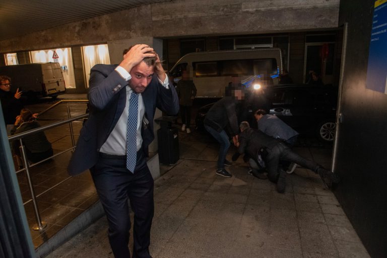 Thierry Baudet op het hoofd geslagen voorafgaand aan lezing in Gent