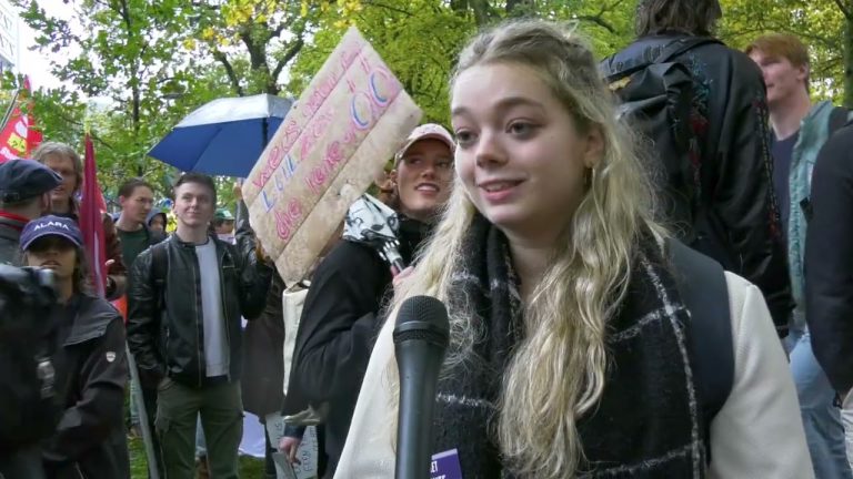 Studentenprotest renteverhoging: ‘van een kale kip kun je niet plukken’