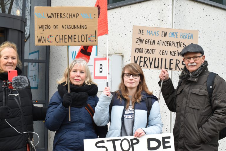 Opnieuw demonstatie van Extinction Rebellion bij Waterschap Limburg