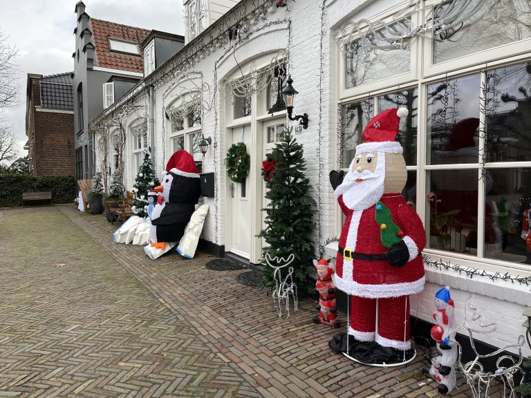 Buurtbewoners toveren straat om tot kerstparadijs