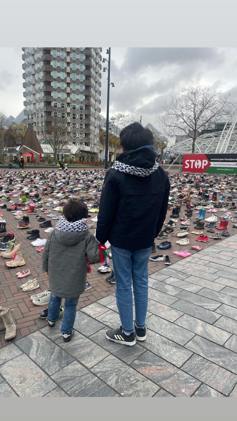 ‘Herdenkings-protest’ voor gestorven kinderen in Gaza: ‘Wij hopen mensen de ogen te openen’  