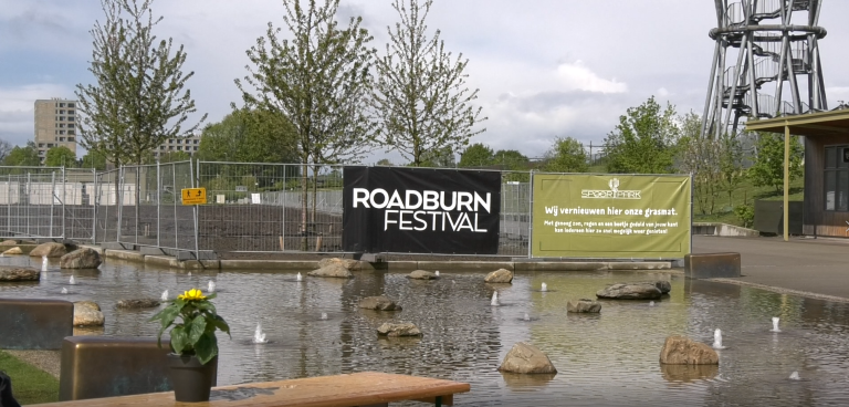 Roadburn campsite verplaatst; bezoekers zitten met natte voeten