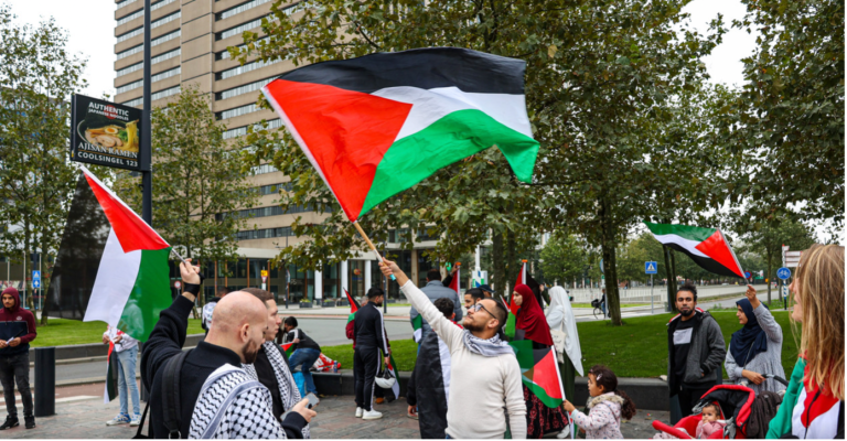 Pro-Palestina demonstratie Rotterdam verloopt vreedzaam