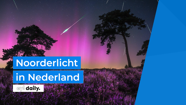 Felle kleuren in een pikdonkere nacht