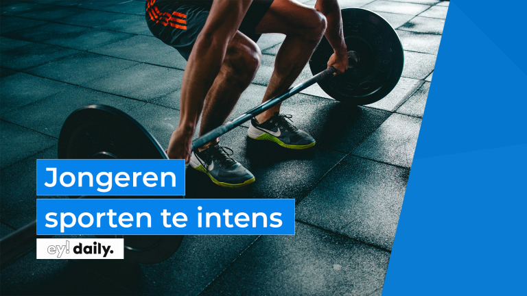 Jongeren sporten te intens